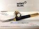 Perfect Replica Montblanc Princess Monaco Gold Clip Black Rollerball Pen (2)_th.jpg